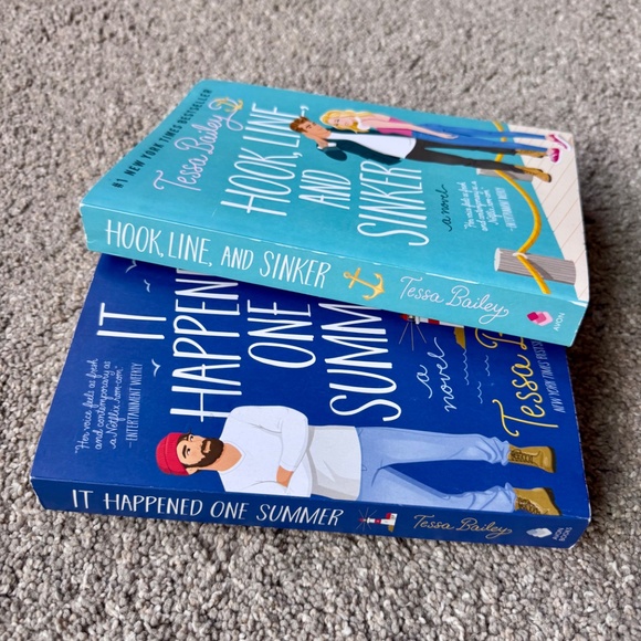 It Happened One Summer & Hook Line, and Sinker Tessa Bailey Bundle BookTok Beach - Picture 3 of 7